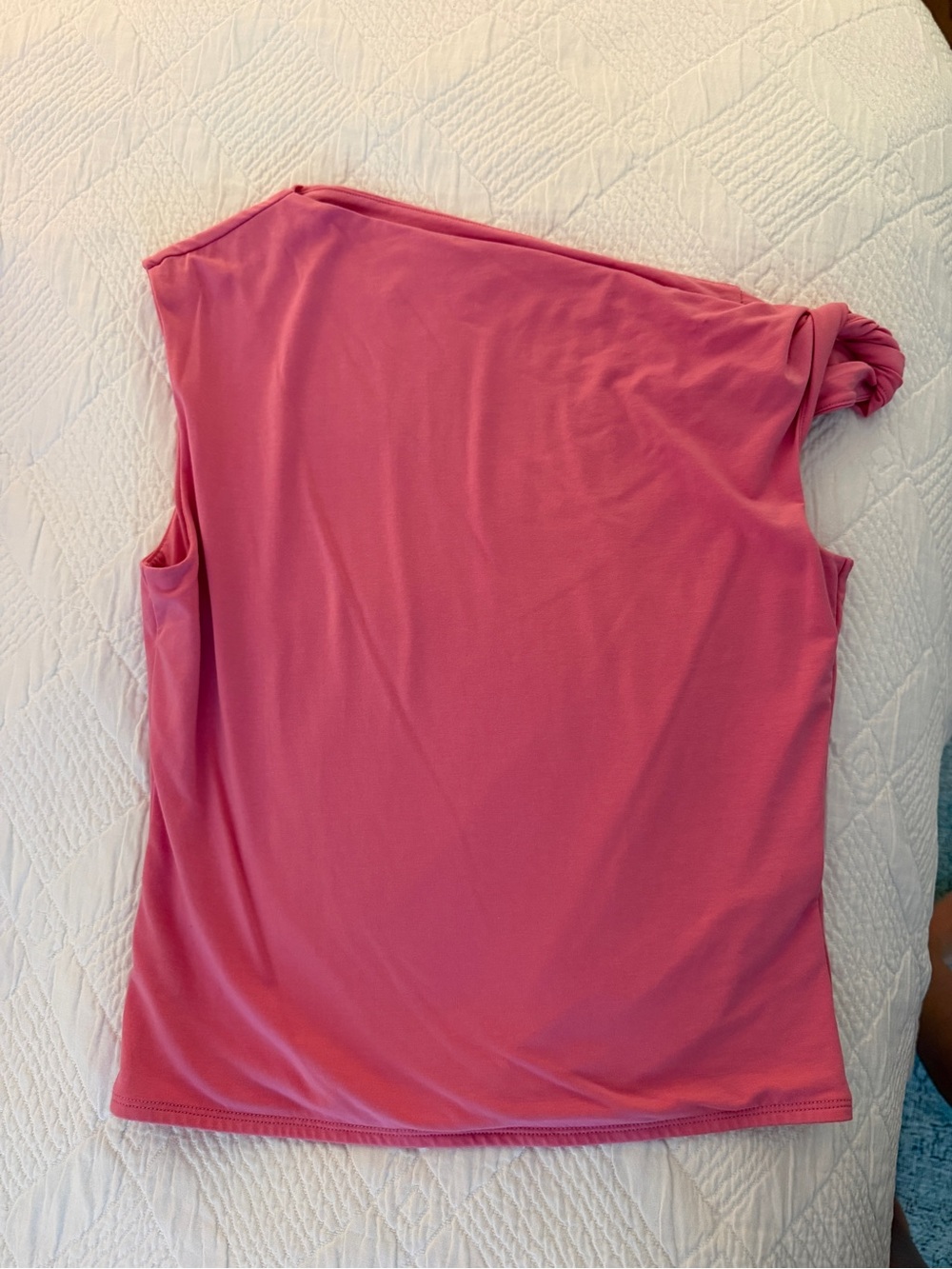 Abercrombie & Fitch Women's One-Shoulder Pink Top